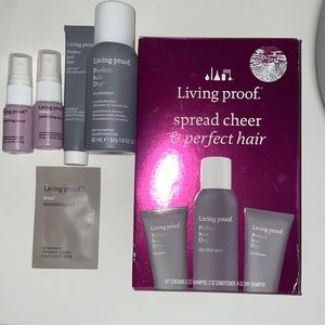 Living proof perfect hair day kit and samples. Brand new